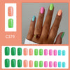 12 Sizes-24 Pcs Press On Nails C379