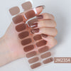 Semicured UV gel nail sticker