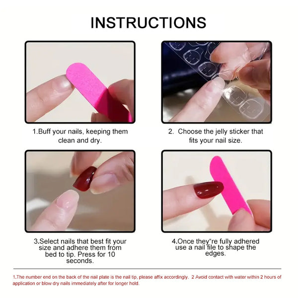 12 sizes/24 pcs press on nail