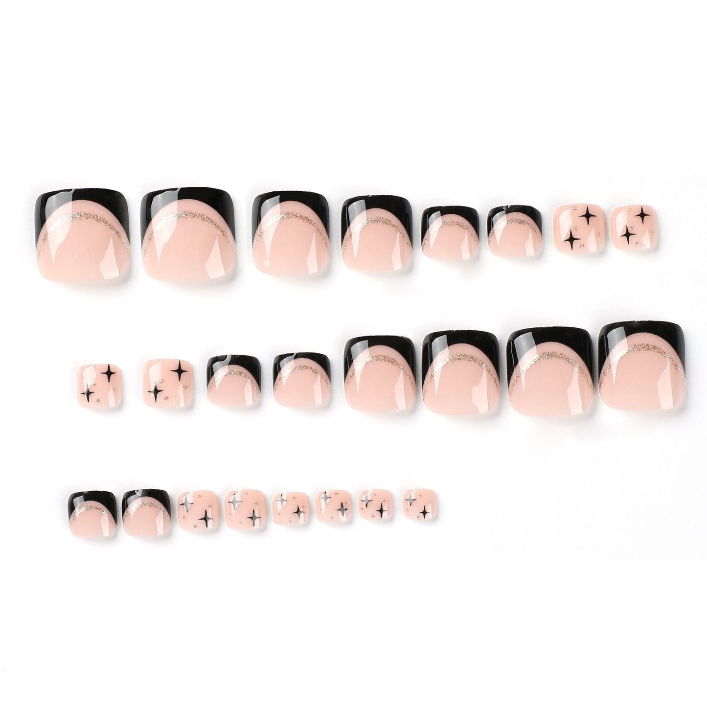 Weekly deals Press On Toe nails Set 24pcs/set JP2479