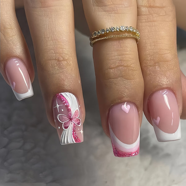 24pcs/Set Press On Nails