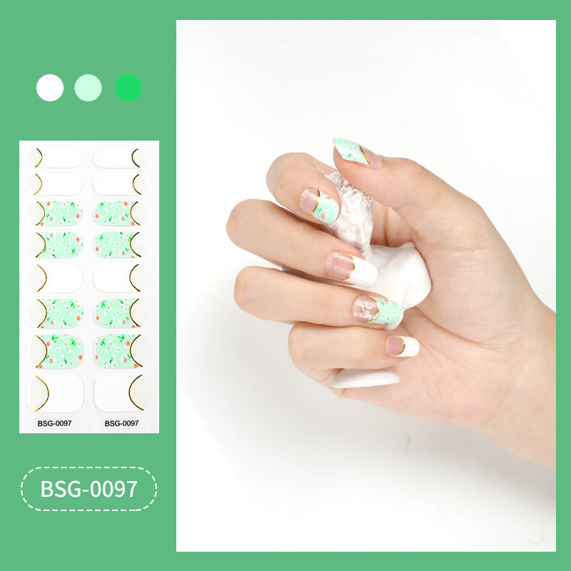 Salon-Quality Gel Nails Strips BSG-0097