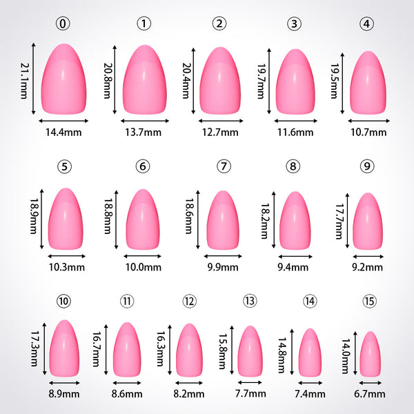 32 PCS fake nails
