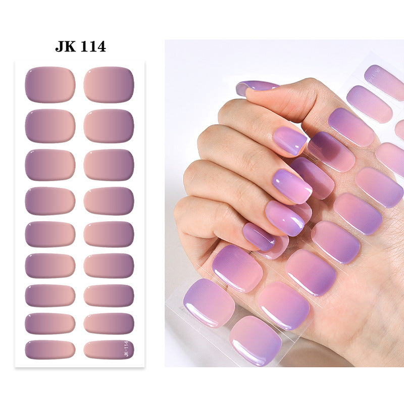 Semi-Cured Gel Nail sticker JK-114