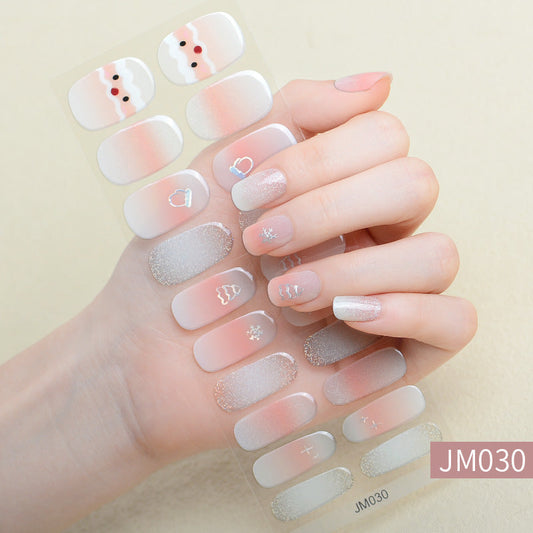 Semi-Cured Gel Nail sticker JM030（20PCS）