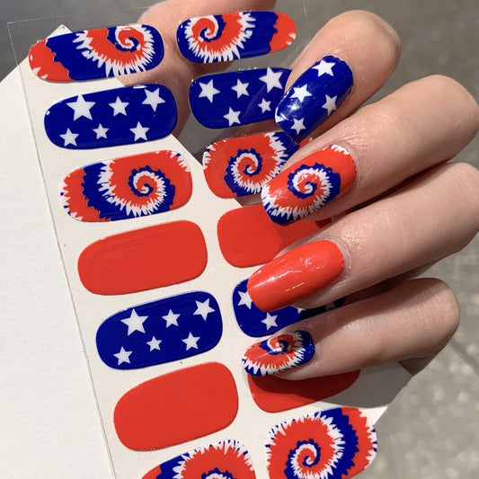 Independence day nail wrapsXY-005