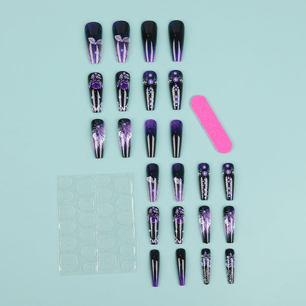 24pcs/Set Press On Nails