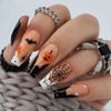 Halloween Pumpkin Bat Black French