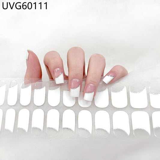 Semicured UV gel nail sticker kit UVG60111