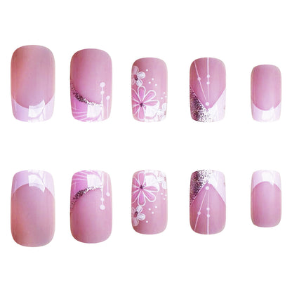 24pcs/Set Press On Nails