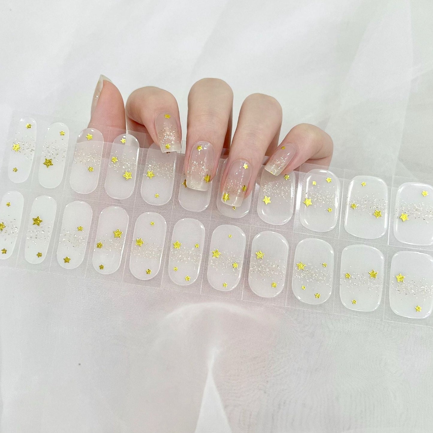 Semicured UV gel nail sticker kit GEL2012