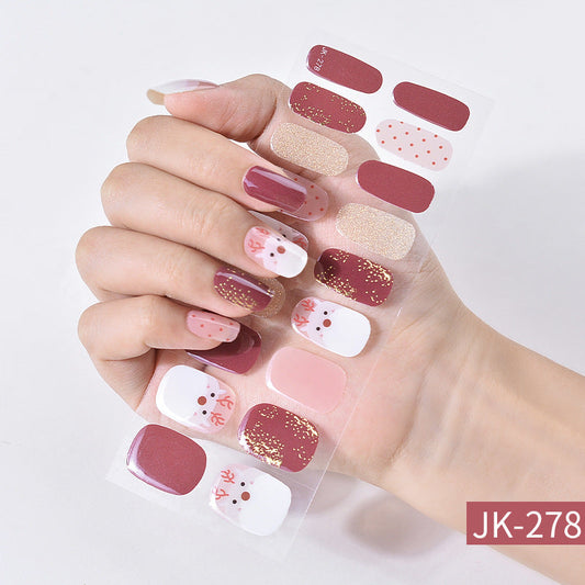 Semi-cured Gel Nail WrapsJK278