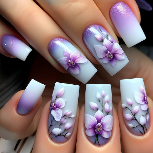 24pcs/Set Press On Nails