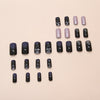 12 Sizes-24 Pcs Press On Nails W1819