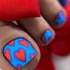 Pedicure fake nail Y608