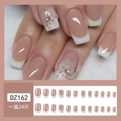 White-edged French wear nail plate