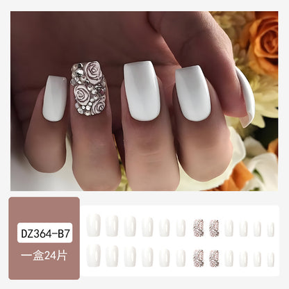 White-edged French wear nail plate