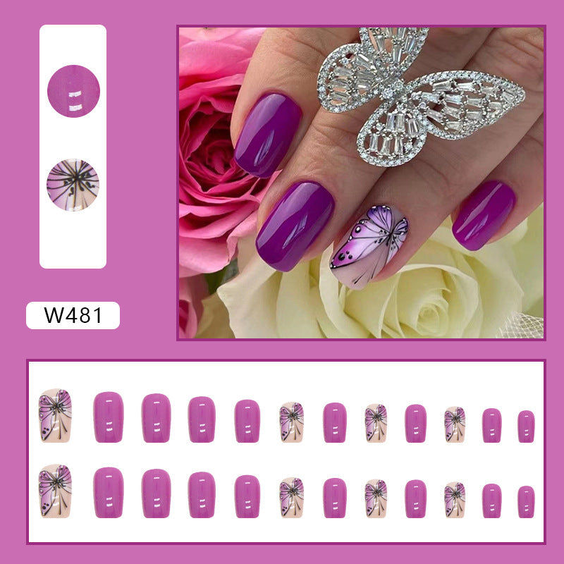 Press on nail 20pcs W481