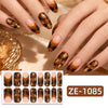 Leopard nail polish film nail sticker