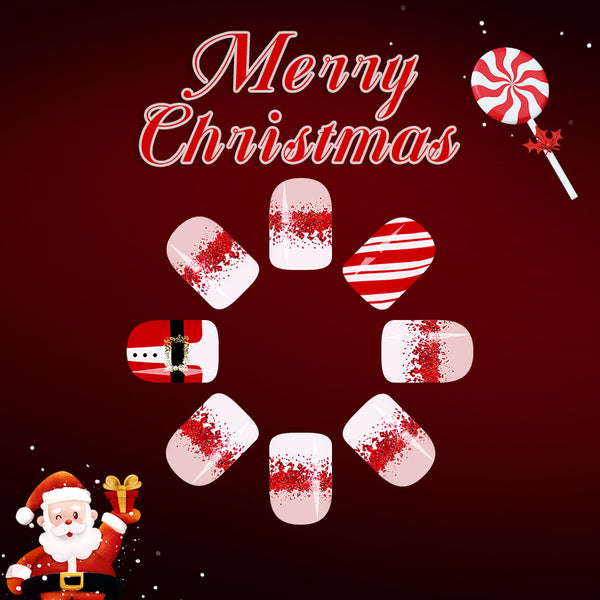 24pcs/Set Press On Nails C1277