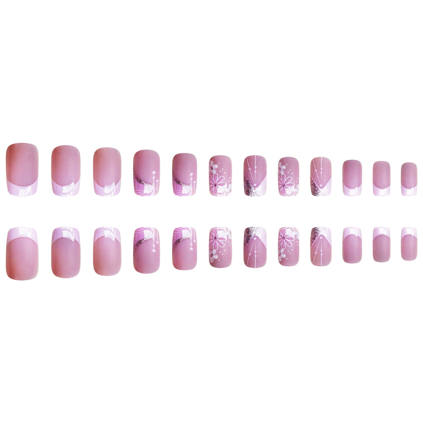 24pcs/Set Press On Nails