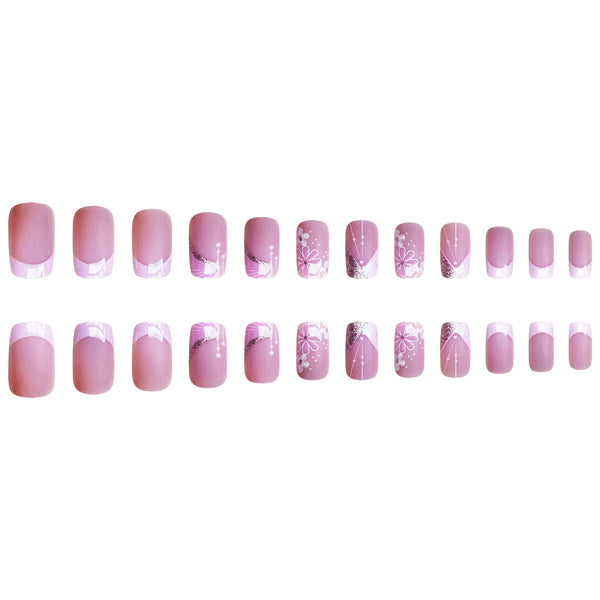 24pcs/Set Press On Nails