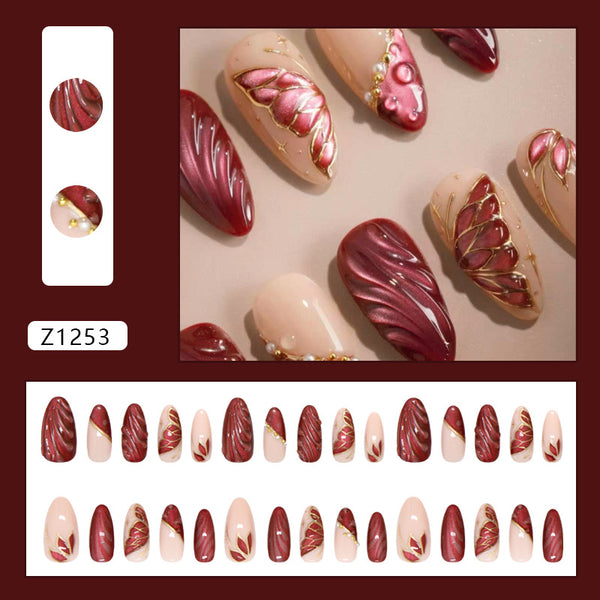 Hot stamping butterfly stripes 30 pieces