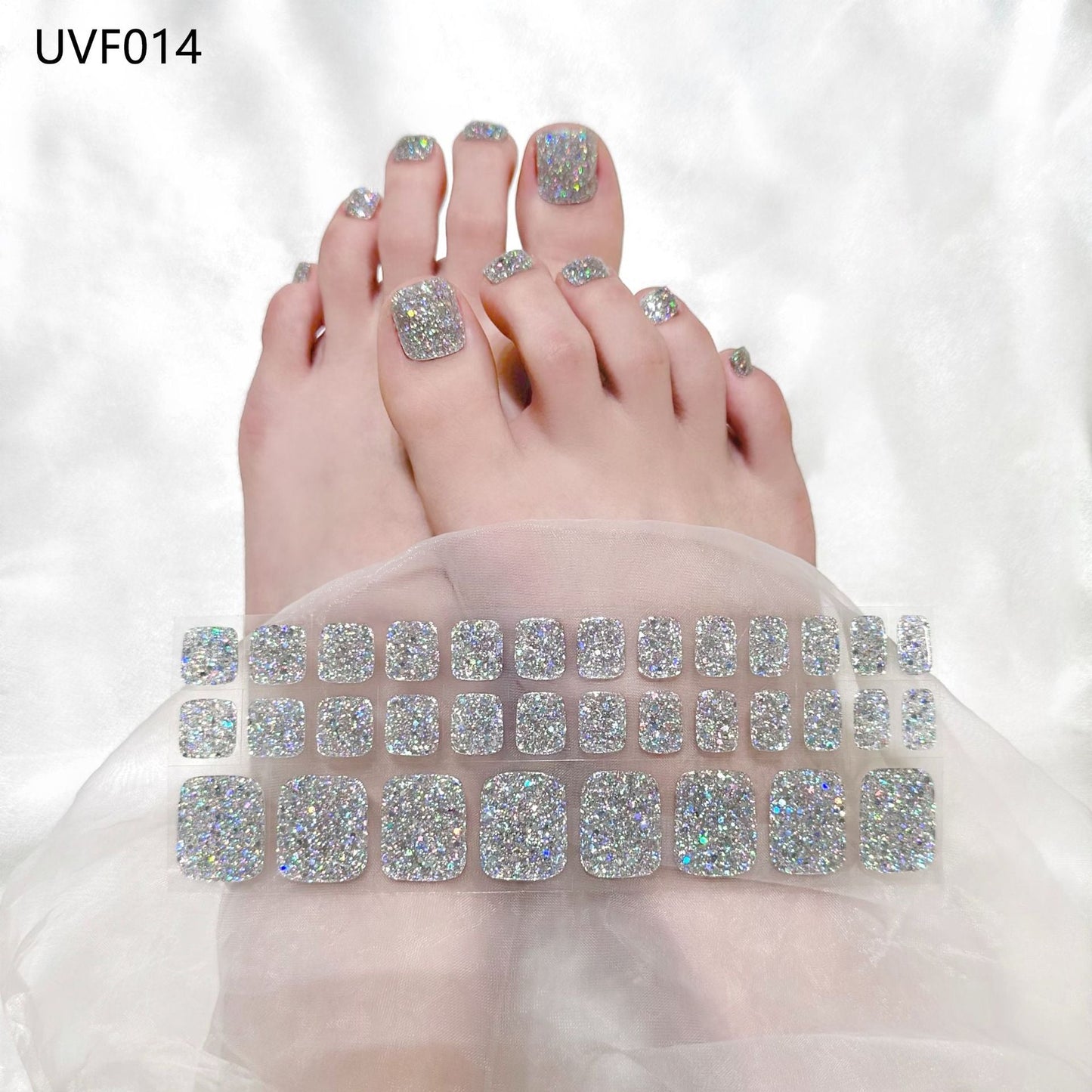 Pedicure Gel Nail Strips UVF014