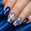 Royal blue flowers