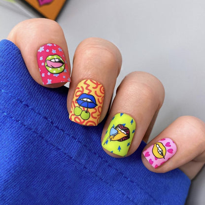 Lollipop nail art