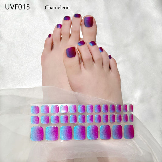 Pedicure Gel Nail Strips UVF015