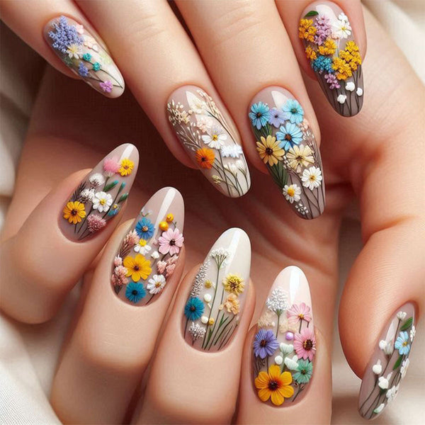 24pcs/Set Press On Nails