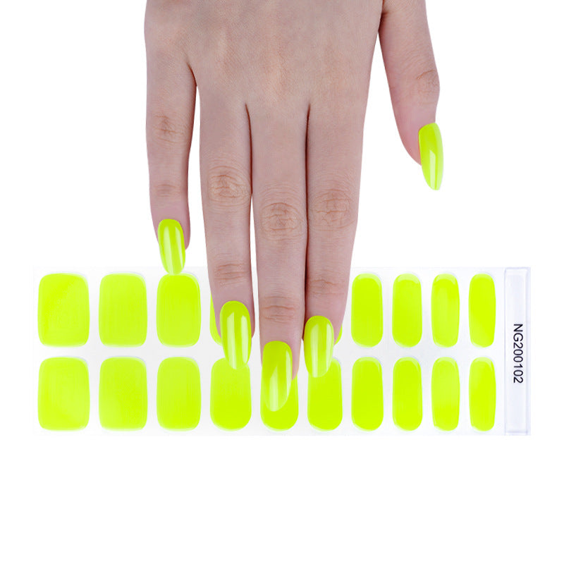 Semi-cured Gel Nail Wraps