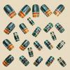 24pcs/Set Press On Nails Y1211