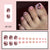 Halloween spider toenail slices