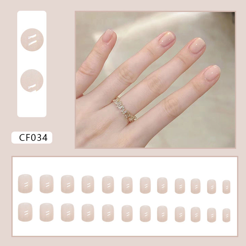 24Pcs press on nail CF034