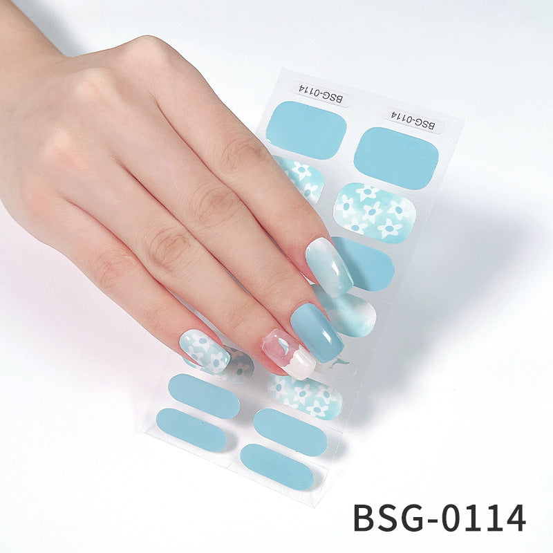 Semi-cured Gel Nail WrapsBSG-0114