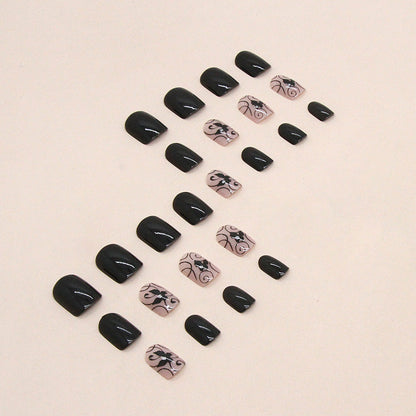 24Pcs press on nail W1102