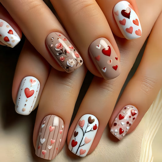 24pcs/Set Press On Nails