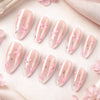 Light Naked Pink Flowers Broken Gold