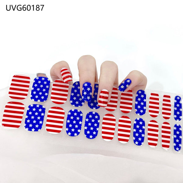 ins UV gel nail sticker UVG60187
