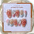30 pieces 3d pink ombre flowers