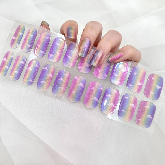 Semicured UV gel nail sticker kit UVG60128