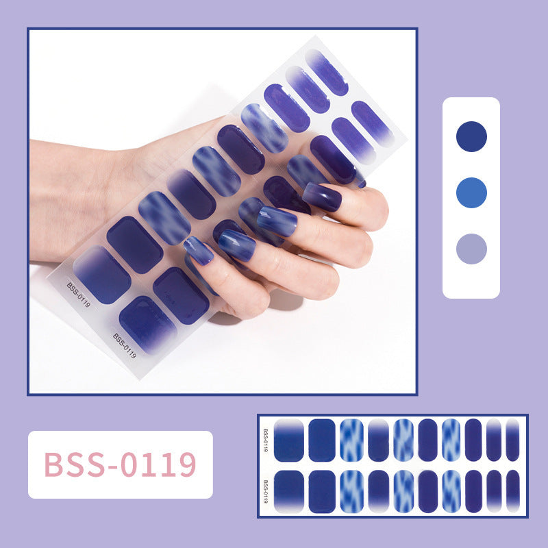 Semi-cured Gel Nail WrapsBSS-0119