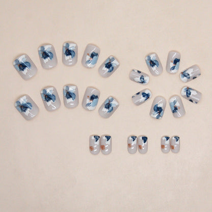 24Pcs press on nail W1473