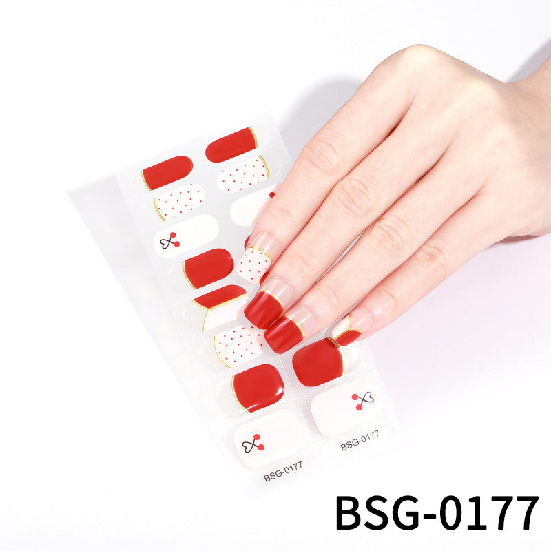 Salon-Quality Gel Nails Strips BSG-0177