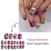 Purple pumpkin checkerboard