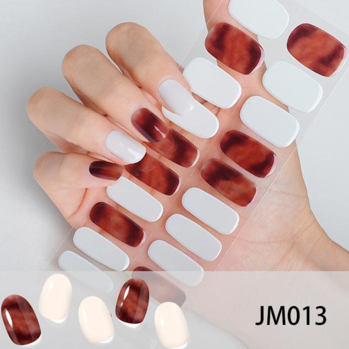 Semi-cured Gel Nail Strips JM013