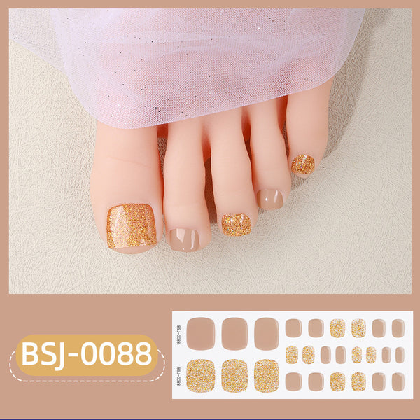 Bandes de vernis gel pour pédicure
