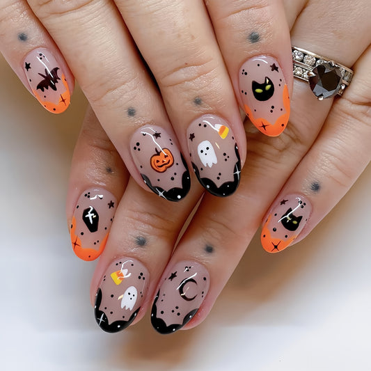 24pcs/Set Press On Nails